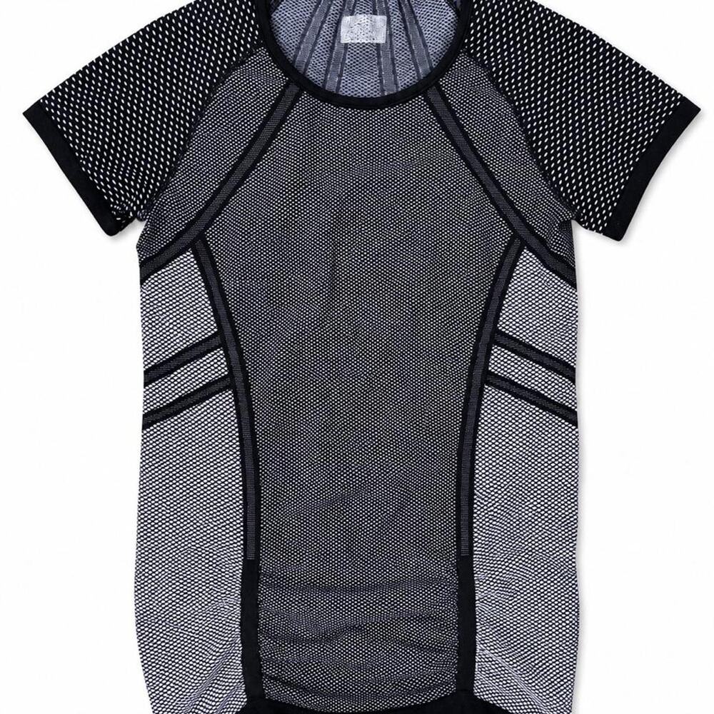 Athleta black gray workout top  women Sz XL
